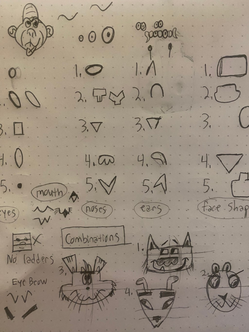 Extreme Faces-Weekly Doodles